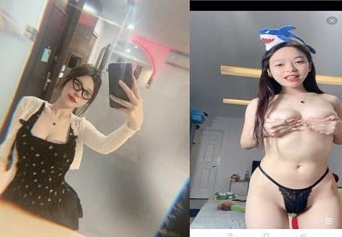 Красивая девушка секс на вершине